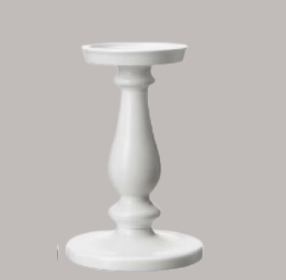 Blockkerzenständer weiss groß
