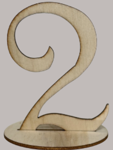 Tischnummern Holz 1-20