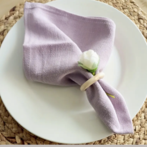 Leinenserviette flieder