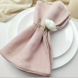Leinenserviette altrosa