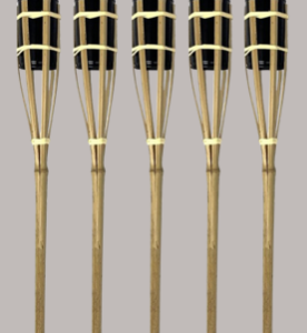 Bambusfackeln