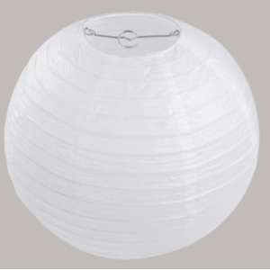 Lampion weiß