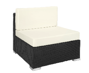Rattan Element gerade