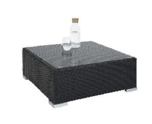 Rattan Element Tisch