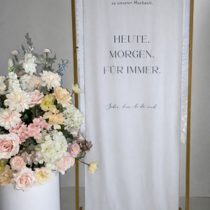 willkommensbanner hochzeit