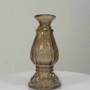 Kerzenständer glas braun